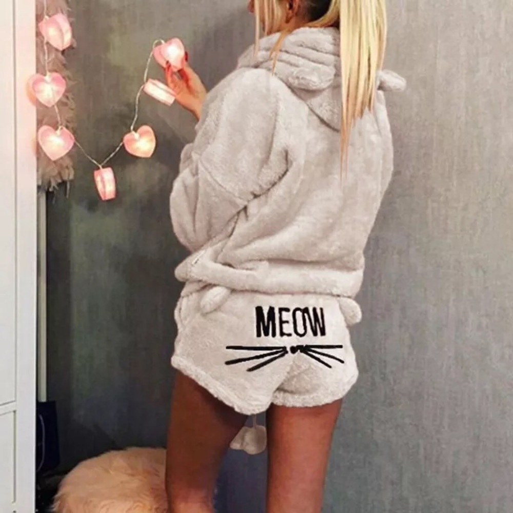 🆕Cute Pajamas Meow Sleepwear Set🆕 - Picture 2 of 4